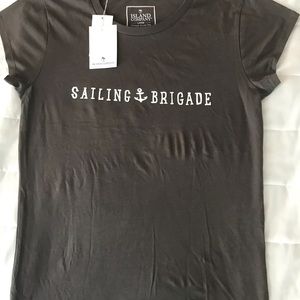 ISLAND COMPANY WOMEN’S LARGE SAILING BRIGADE T-SHIRT - RARE!